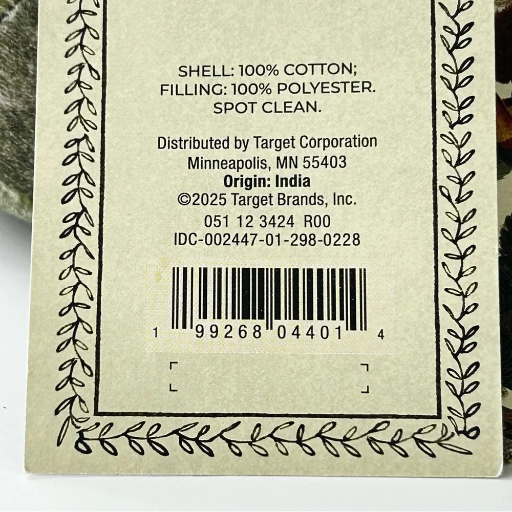 🌴 Cool John Darian Soft Beaded Brown & White Mushroom Decorative Pillow |Target
